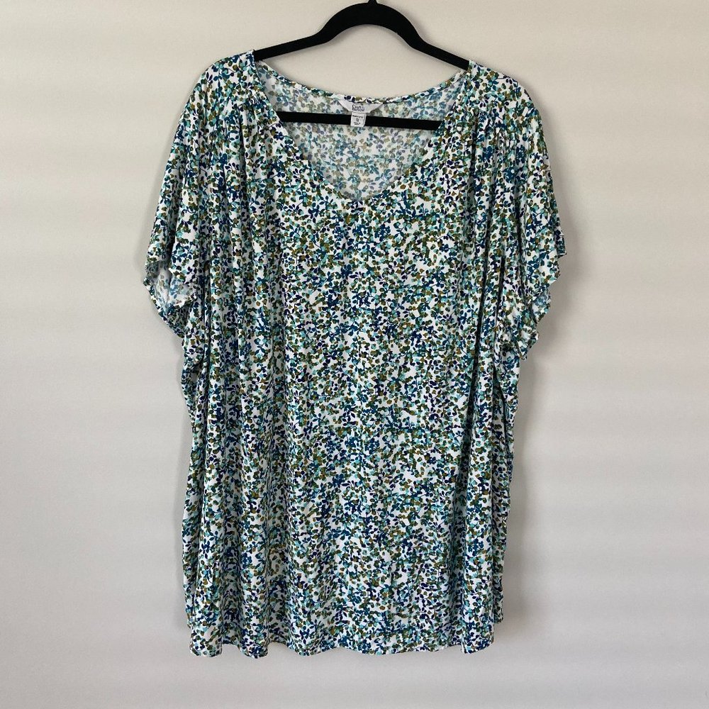 Women's Croft & Barrow Multicolored Blouse 3x